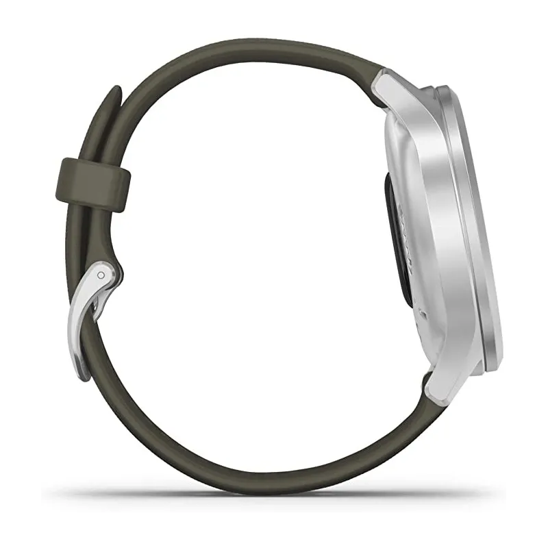 Garmin Vivomove Style Smartwatch & Fitness Tracker – Mosgrøn/Sølv