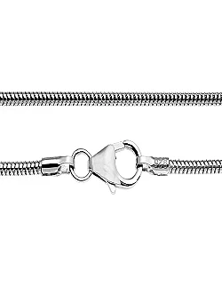 Moderne Twisted Halskæde – 925 Sterling Sølv