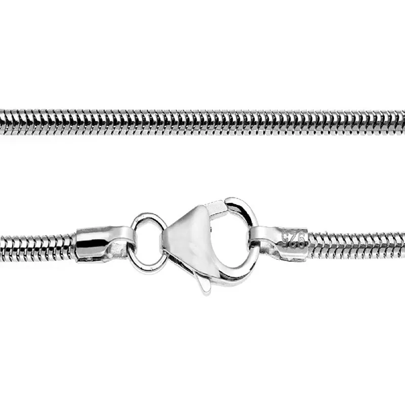 Moderne Twisted Halskæde – 925 Sterling Sølv