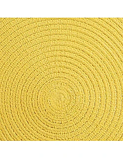 Smarte Runde Dækkeservietter - 6 Stk. - Flere Farver