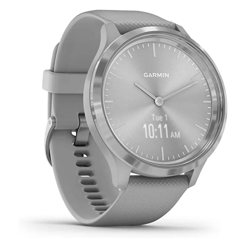 Garmin Vivomove 3 OLED Display Smart Watch – Grå/Sølv