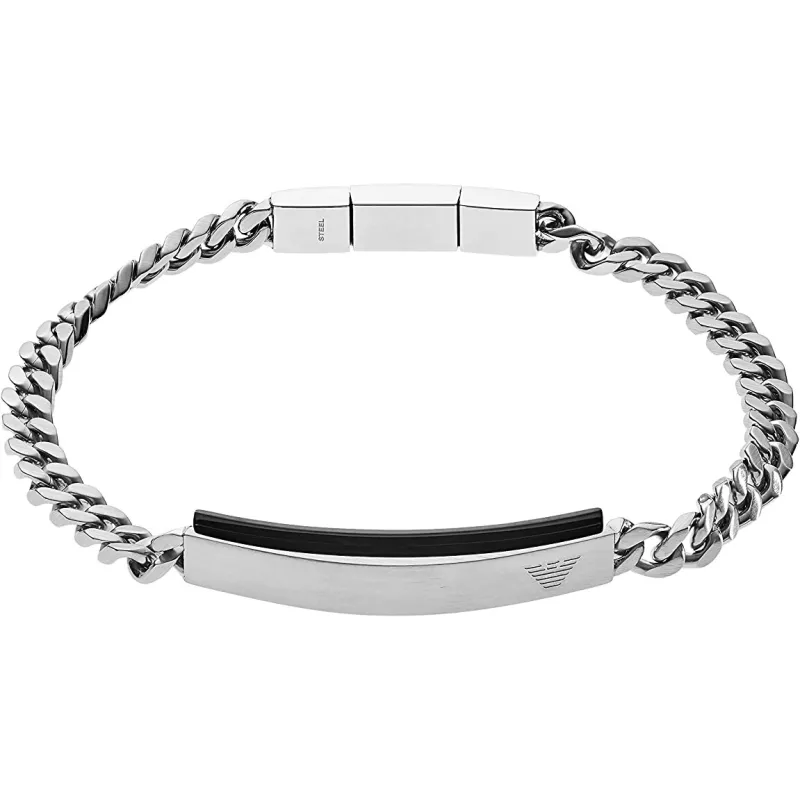 Emporio Armani Herre Armbånd - Poleret Ædelstål