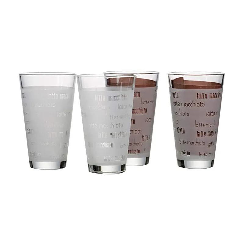Smarte Chicco Kaffe Glas - 4 Stk. - 330 ml.