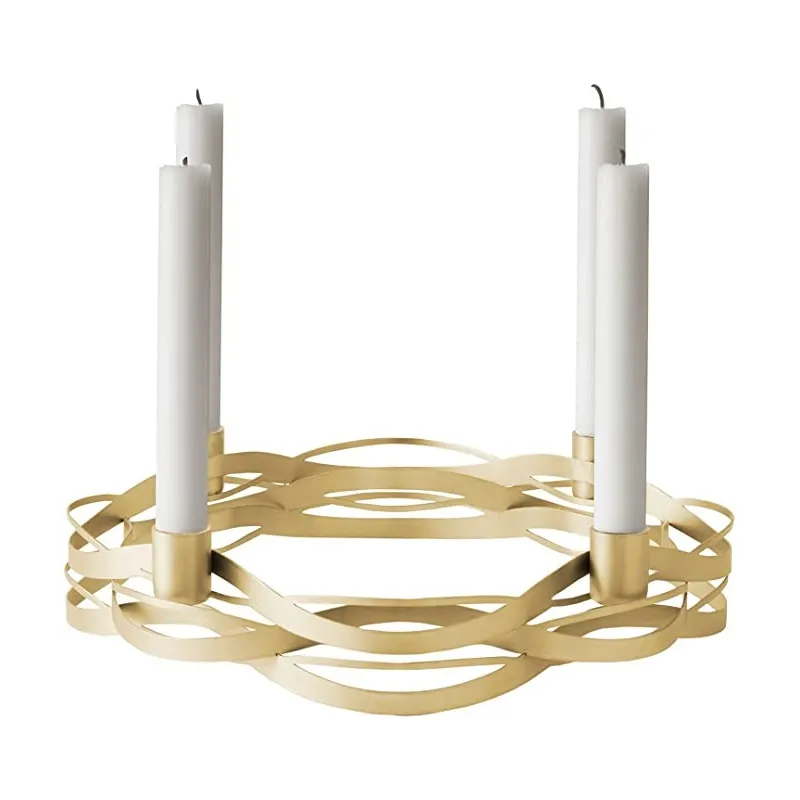 Stelton Tangle Design Lysestage - Guld