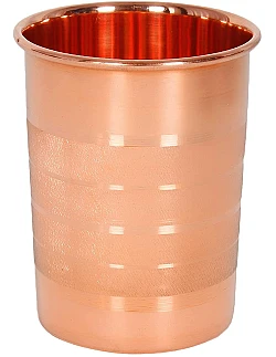 Praktisk Kobber Kande Sæt Inkl. 4 x Krus - 1.6 Liter