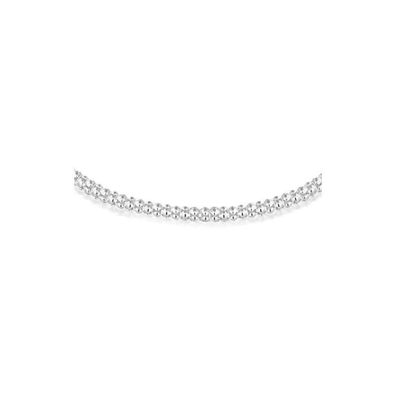Moderne Sølv Design Armbånd - 925 Sterling Sølv - 19 cm.