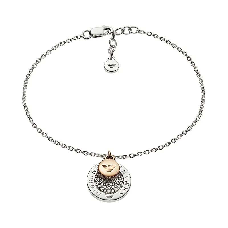 Emporio Armani Charm Armbånd - 925 Sterling Sølv
