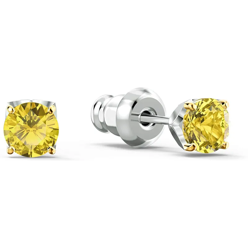 Moderne Swarovski Eternal Flower Smykkesæt - Gul