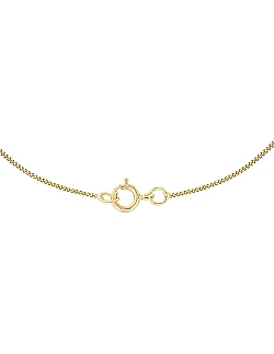 Elegant 3-Farvet Design Halskæde - 9 Karat Guld