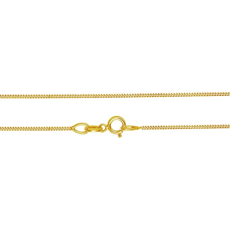 Elegant Ædelstens Halskæde – 9 Karat Guld – Flere Farver