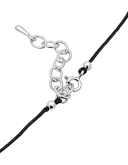 Moderigtig Måne Choker Halskæde - 925 Sterling Sølv