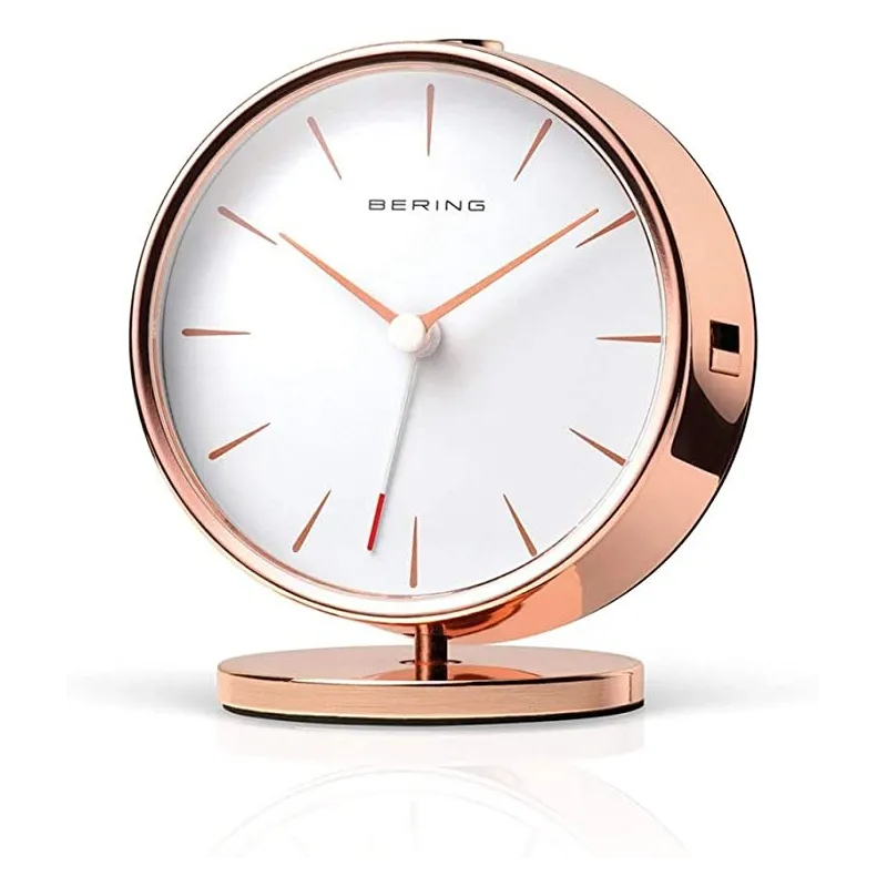 Bering Design Radiostyret Vækkeur - Rosa Guld