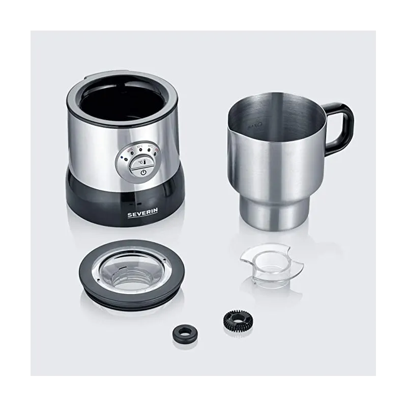 SeverinSM 3583 Induktions Mælkeskummer - Sort/Sølv
