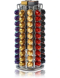 Drejbar Nespresso Kapsel Opbevaringsstand – Plads Op Til 100 Stk.