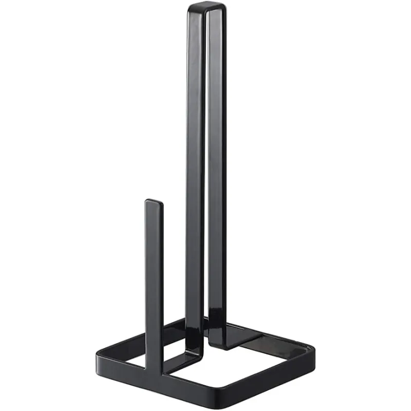 Stilren Tower Design Køkkenrulleholder – Sort Stål