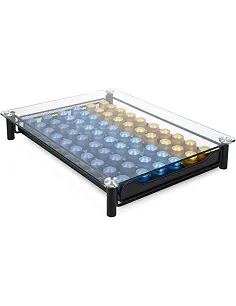 Praktisk Kaffekapsel Opbevaringsboks – Plads Op Til 60 Nespresso Kapsler