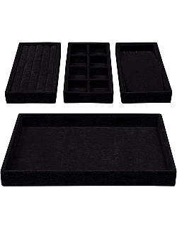 Stilfuld Orphelia 4-I-1 Smykkeopbevaring & Organizer – Flere Farver