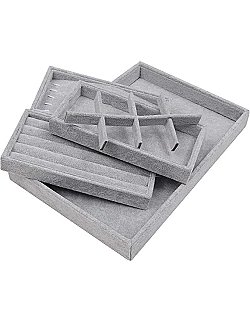 Stilfuld Orphelia 4-I-1 Smykkeopbevaring & Organizer – Flere Farver