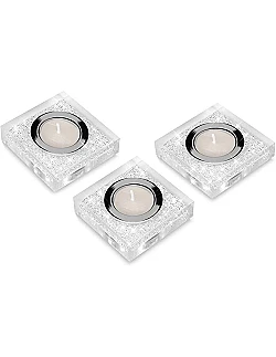 Luksuriøse Lotus Fyrfadsstager – 3 Stk. – Flere Farver