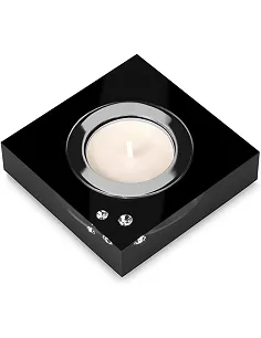 Moderne Swarovski Krystal Fyrfadsstage - Flere Farver