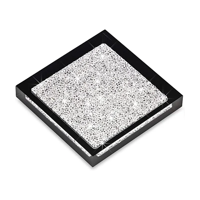 Elegant Akryl Lux Coaster – 1 Stk. – Flere Farver
