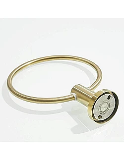 Stilfuldt Badeværelse Tilbehør - Håndklæde Ring Holder - Guld