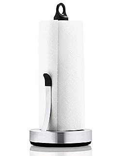 Stilfuld Blomus Loop Køkkenrulle Holder – Mat Rustfrit Stål