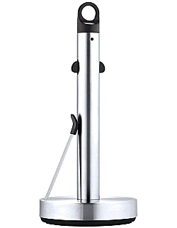 Stilfuld Blomus Loop Køkkenrulle Holder – Mat Rustfrit Stål