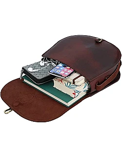 Moderne Læder Crossbody Taske - Flere Farver