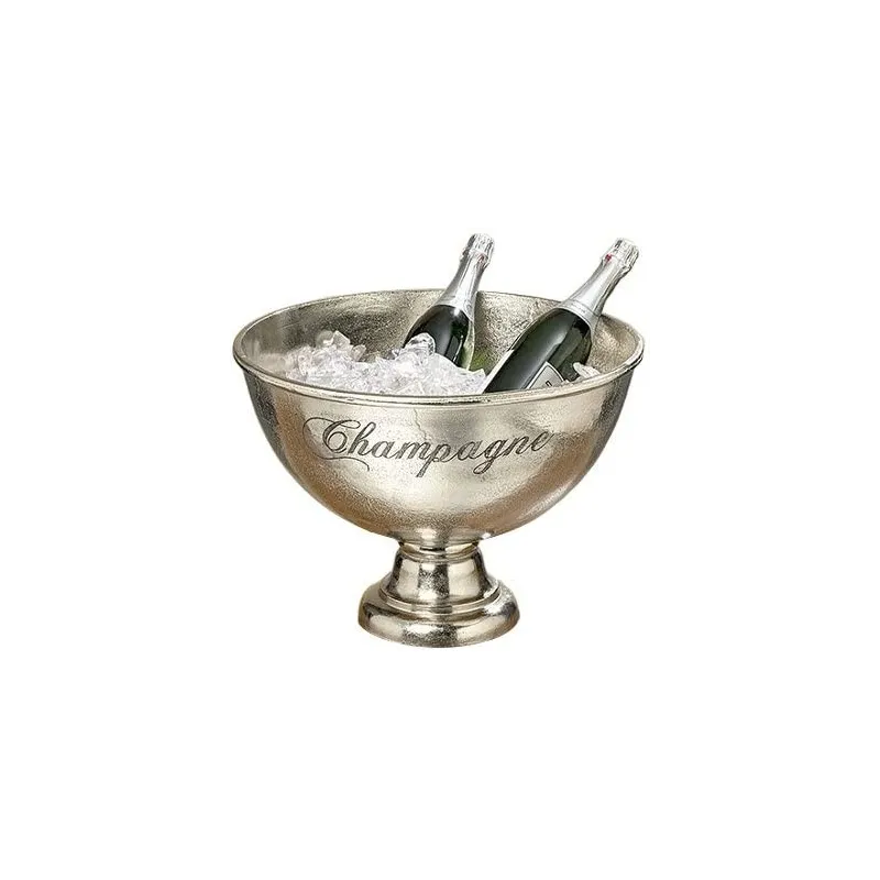 Fransk Bistro Champagne Bowl – Vintage Design - Aluminium