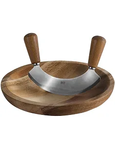 Jamie Oliver Get Creative Hakkebræt & Urtehakker Sæt – Akacietræ