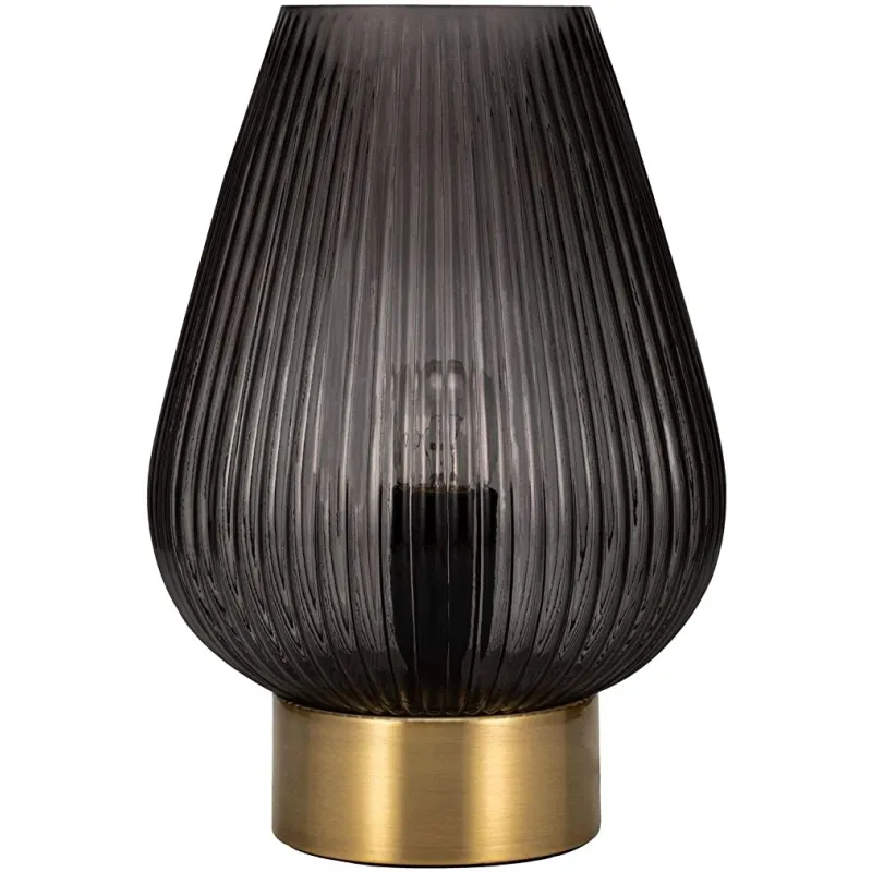 Elegant Gloom Bordlampe – Sort/Grå
