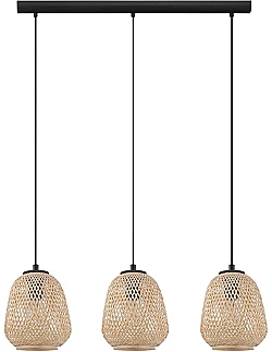 Dekorativt Dembleby 3-Lys Design Lampe - Natur