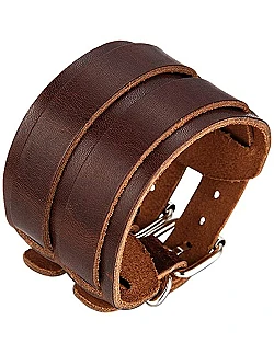 Moderne Læder Herre Armbånd - Flere Farver