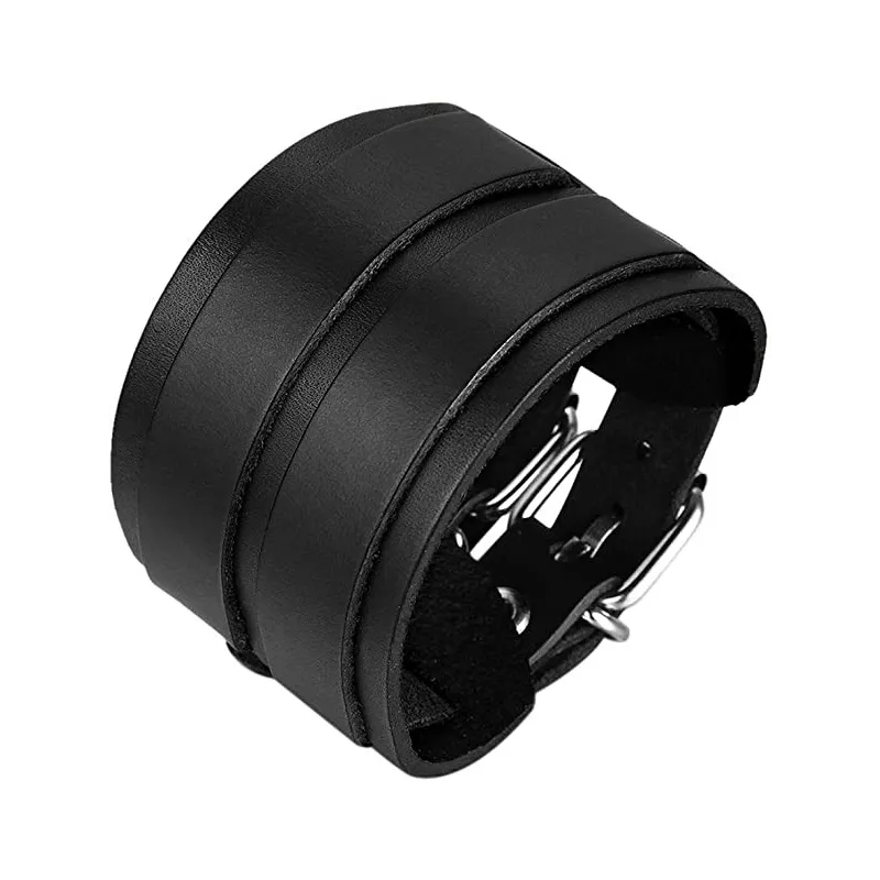Moderne Læder Herre Armbånd - Flere Farver