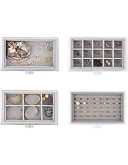 XL Akryl Smykkeopbevaring & organizer – Flere Farver
