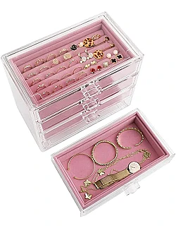 XL Akryl Smykkeopbevaring & organizer – Flere Farver