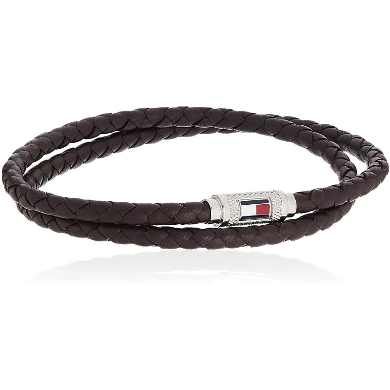 Tommy Hilfiger Læder Herre Armbånd - 19 cm.