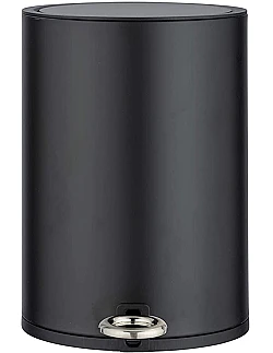 Moderne Monza Design Pedal Affaldsspand - Sort/Sølv