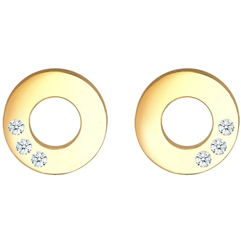 Minimalistiske Design Ørestikker - Guld
