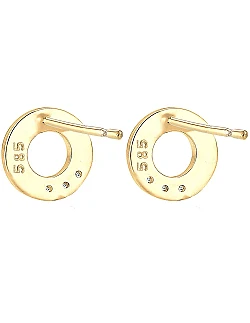 Minimalistiske Design Ørestikker - Guld