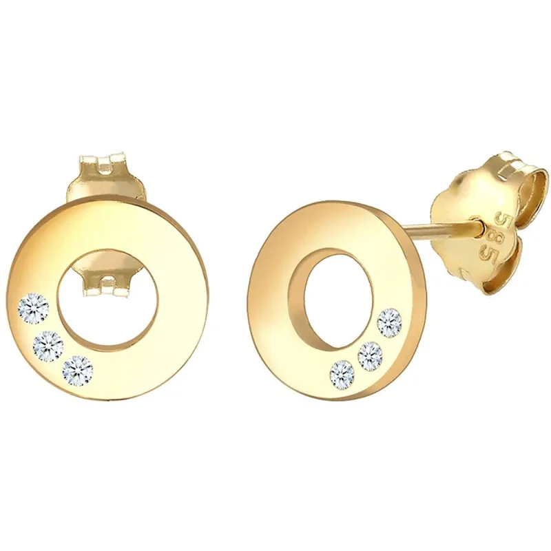Minimalistiske Design Ørestikker - Guld