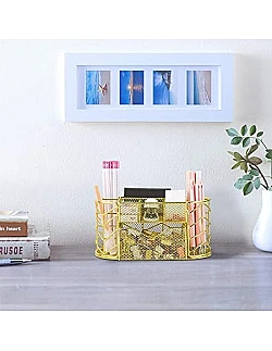 Smart Stationary Skrivebords Organizer – Flere Farver