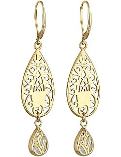 Håndlavet Luksuriøse Månestens Øreringe – 925 Sterling Sølv