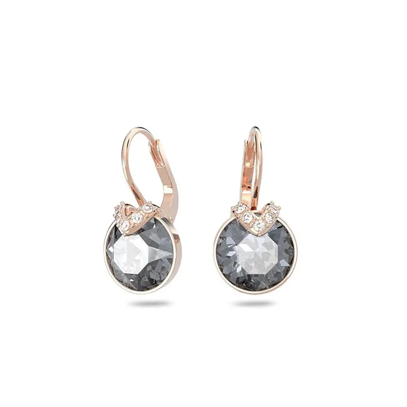 Stilfulde Swarovski Øreringe – Rosaguld