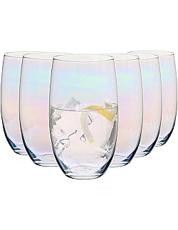 Funklende Vandglas - 6 Stk. - 510 ml.