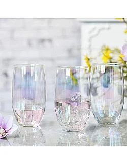 Funklende Vandglas - 6 Stk. - 510 ml.