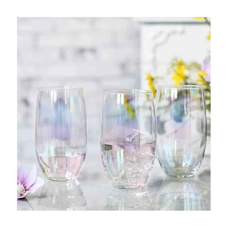Funklende Vandglas - 6 Stk. - 510 ml.