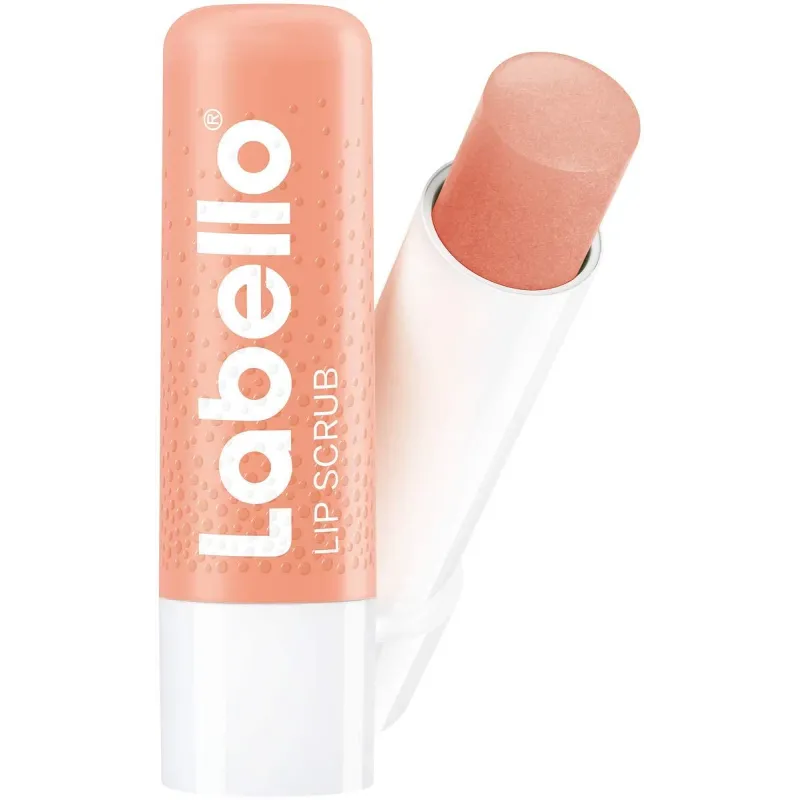 Labello On-The-Go Lip Scrub – Jordbær & Fersken