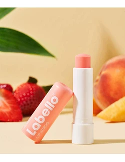 Labello On-The-Go Lip Scrub – Jordbær & Fersken